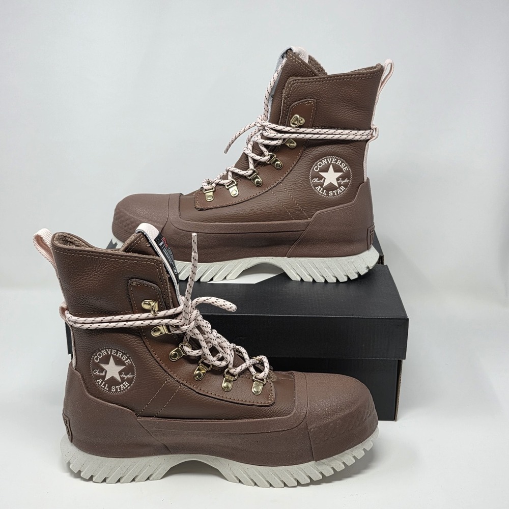 Converse CTAS Lugged 2.0 CC X-Hi Boots Womens 7 Mens 5 Brown Waterproof A12899C